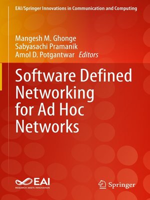 cover image of Software Defined Networking for Ad Hoc Networks